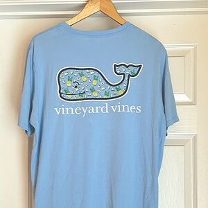 Pineapple Whale Graphic Pocket Tee